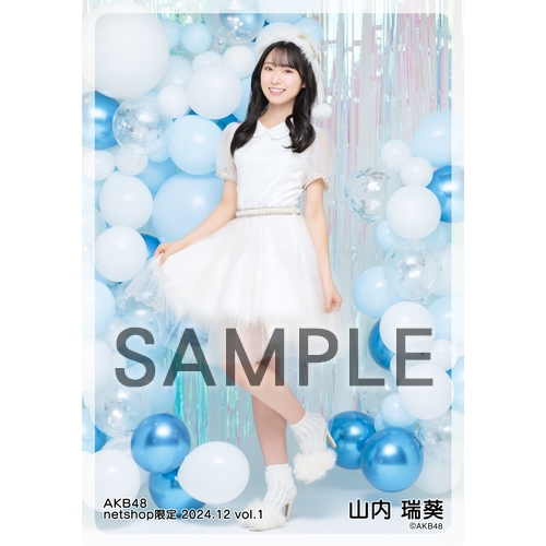 予約商品】AKB48 2024年12月度 net shop限定個別生写真5枚セットvol.1