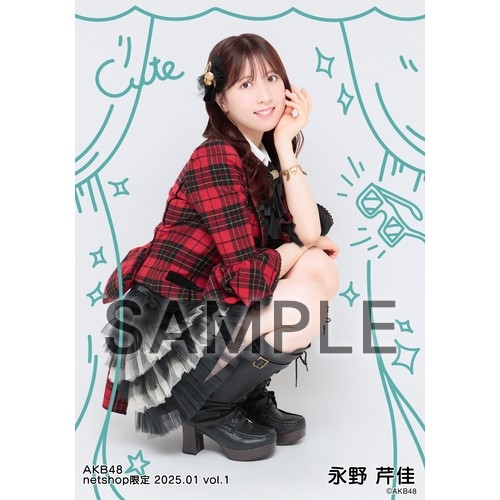 予約商品】AKB48 2025年1月度 net shop限定個別生写真5枚セット