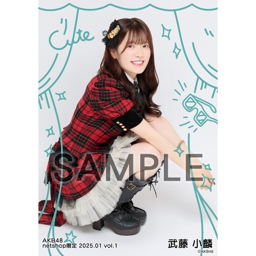 予約商品】AKB48 2025年1月度 net shop限定個別生写真5枚セットvol.1