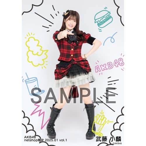 AKB48ブロマイド 予約商品】AKB48 2025年1月度 net shop限定個別生写真5枚セット