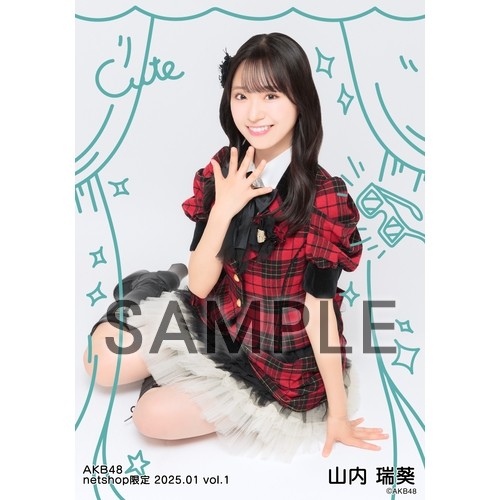 予約商品】AKB48 2025年1月度 net shop限定個別生写真5枚セットvol.1