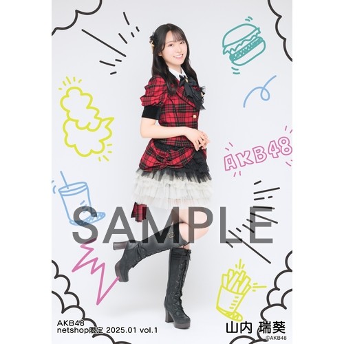 AKB48グループ 生写真 予約商品】AKB48 2025年1月度 net shop限定個別生写真5枚セットvol.1