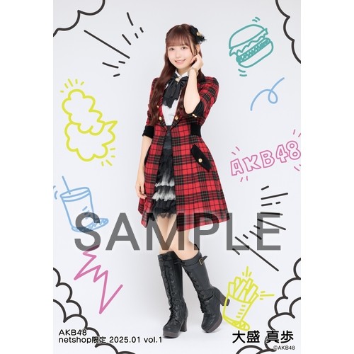 予約商品】AKB48 2025年1月度 net shop限定個別生写真5枚セット