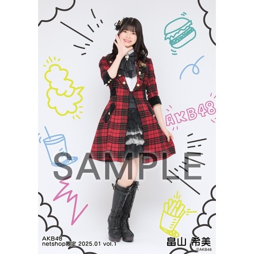 予約商品】AKB48 2025年1月度 net shop限定個別生写真5枚セットvol.1