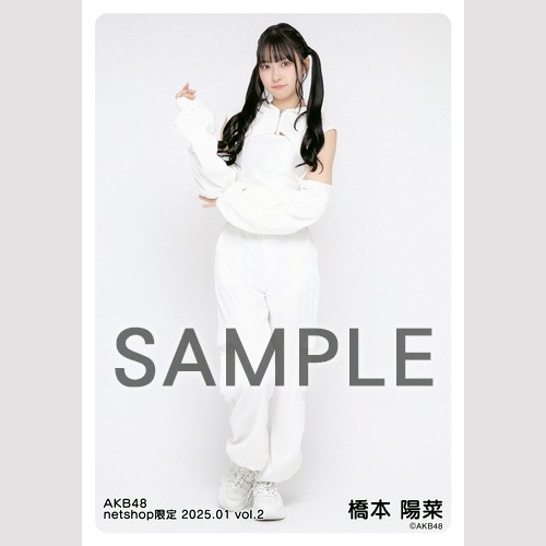 予約商品】AKB48 2025年1月度 net shop限定個別生写真5枚セットvol.2