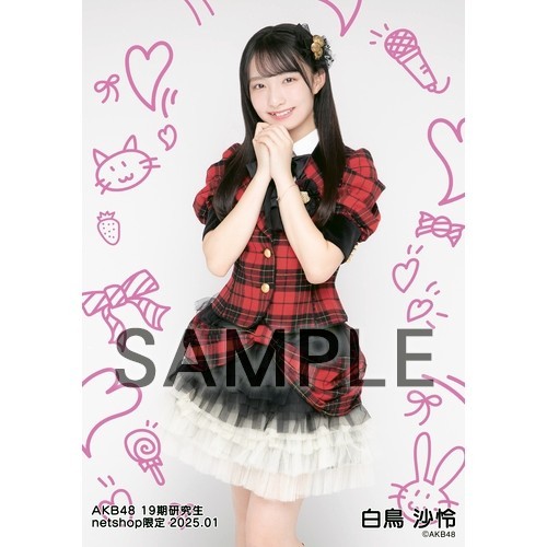 予約商品】AKB48 19期研究生 2025年1月度 net shop限定個別生写真5枚
