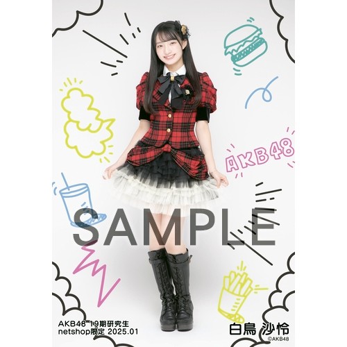 予約商品】AKB48 19期研究生 2025年1月度 net shop限定個別生写真5枚