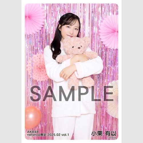 予約商品】AKB48 2025年2月度 net shop限定個別生写真5枚セット