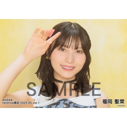 AKB48 福岡聖菜　会場限定まとめ売り 予約商品】AKB48 net shop限定 17周年記念個別生写真5枚セット