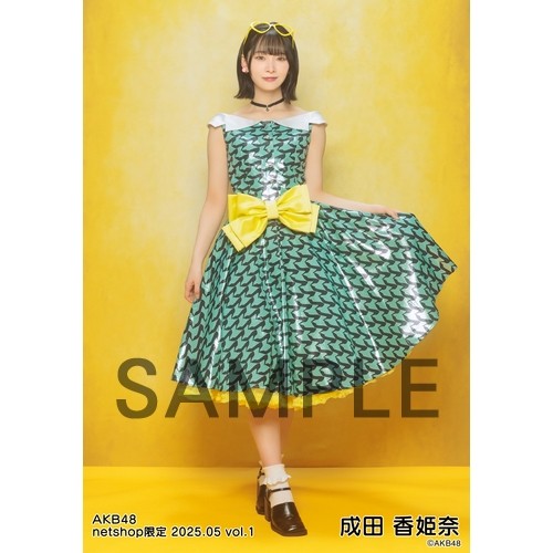 予約商品】AKB48 2025年5月度 net shop限定個別生写真5枚セット