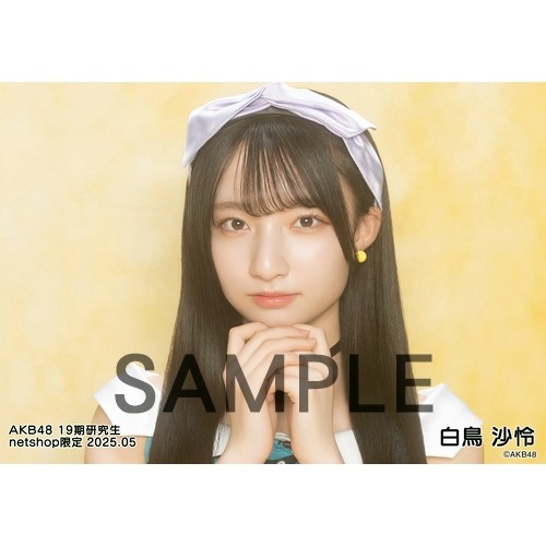 予約商品】AKB48 19期研究生 2025年5月度 net shop限定個別生写真5枚