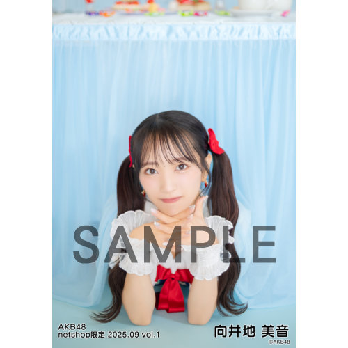 向井地美音 個別 AKB48 2021年1月度 net shop限定個別生写真5枚セットvol.1 向井