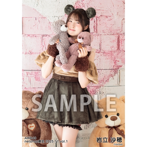 予約商品】AKB48 2025年11月度 net shop限定個別生写真5枚セットvol.1