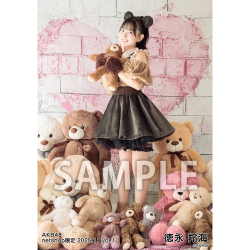 予約商品】AKB48 2025年11月度 net shop限定個別生写真5枚セットvol.1