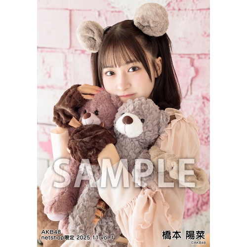予約商品】AKB48 2025年11月度 net shop限定個別生写真5枚セットvol.1