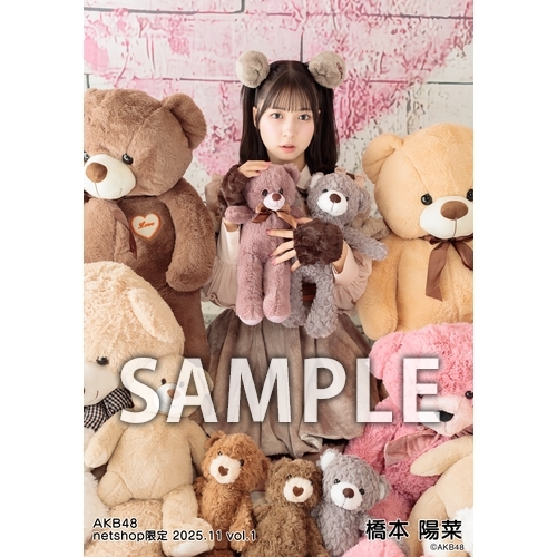 予約商品】AKB48 2025年11月度 net shop限定個別生写真5枚セットvol.1