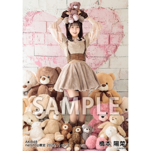 予約商品】AKB48 2025年11月度 net shop限定個別生写真5枚セットvol.1