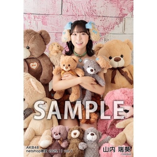 予約商品】AKB48 2025年11月度 net shop限定個別生写真5枚セットvol.1