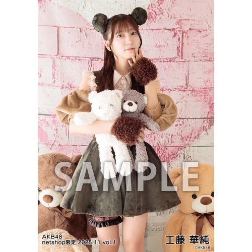 予約商品】AKB48 2025年11月度 net shop限定個別生写真5枚セット