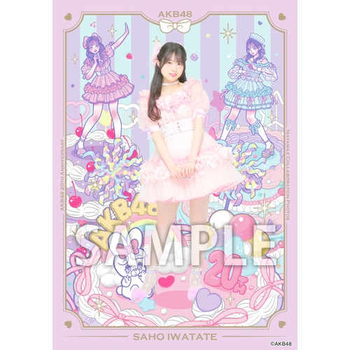 AKB48×アーティストコラボ生写真 isayamax 個別生写真6枚セット 岩立