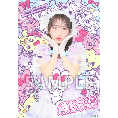 AKB48×アーティストコラボ生写真 isayamax 個別生写真6枚セット 向井地