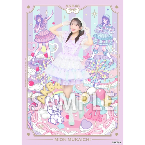 AKB48×アーティストコラボ生写真 isayamax 個別生写真6枚セット 向井地