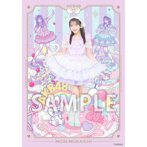 AKB48×アーティストコラボ生写真 isayamax 個別生写真6枚セット 向井地