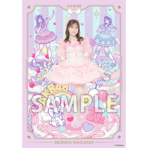 AKB48×アーティストコラボ生写真 isayamax 個別生写真6枚セット 永野芹