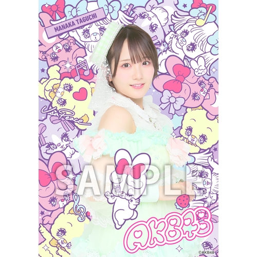 AKB48×アーティストコラボ生写真 isayamax 個別生写真6枚セット 田口