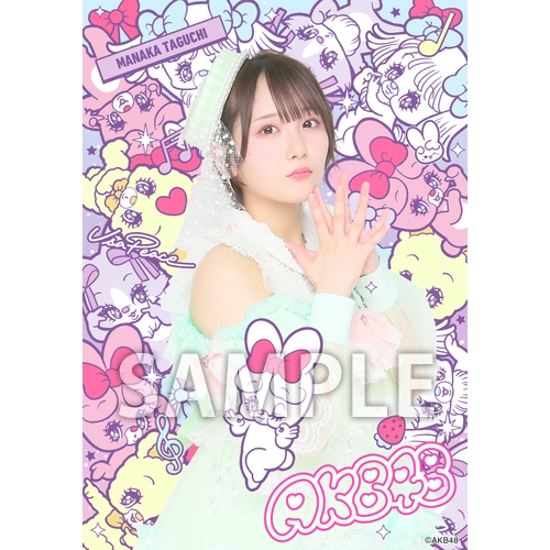 AKB48×アーティストコラボ生写真 isayamax 個別生写真6枚セット 田口