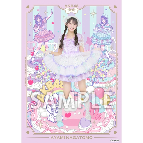 AKB48×アーティストコラボ生写真 isayamax 個別生写真6枚セット 長友彩