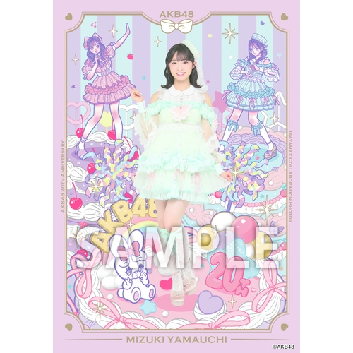 AKB48×アーティストコラボ生写真 isayamax 個別生写真6枚セット 山内瑞