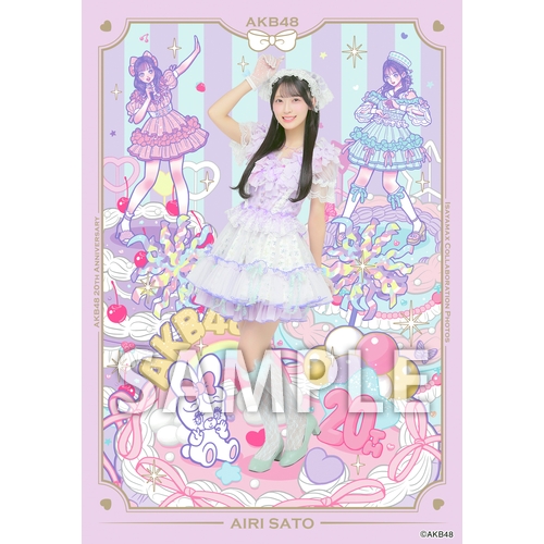 AKB48×アーティストコラボ生写真 isayamax 個別生写真6枚セット 佐藤綺