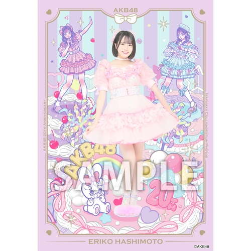 AKB48×アーティストコラボ生写真 isayamax 個別生写真6枚セット 橋本