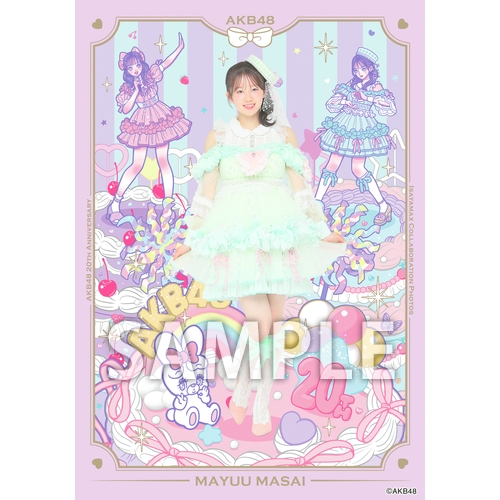 AKB48×アーティストコラボ生写真 isayamax 個別生写真6枚セット 正鋳