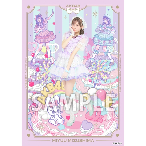 AKB48×アーティストコラボ生写真 isayamax 個別生写真6枚セット 水島