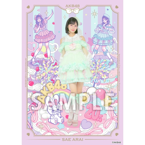 AKB48×アーティストコラボ生写真 isayamax 個別生写真6枚セット 新井彩