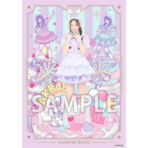 AKB48×アーティストコラボ生写真 isayamax 個別生写真6枚セット 迫由芽