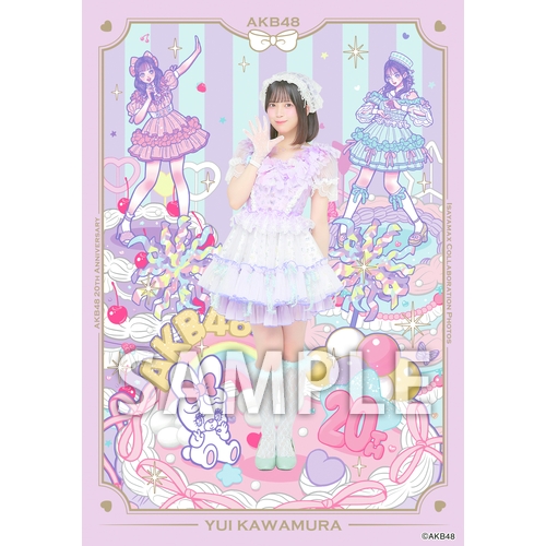 AKB48×アーティストコラボ生写真 isayamax 個別生写真6枚セット 川村