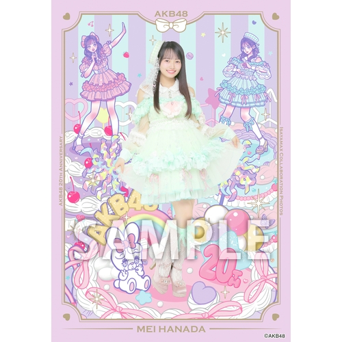 AKB48×アーティストコラボ生写真 isayamax 個別生写真6枚セット 花田藍