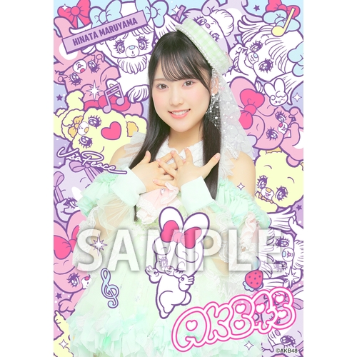 AKB48×アーティストコラボ生写真 isayamax 個別生写真6枚セット 丸山