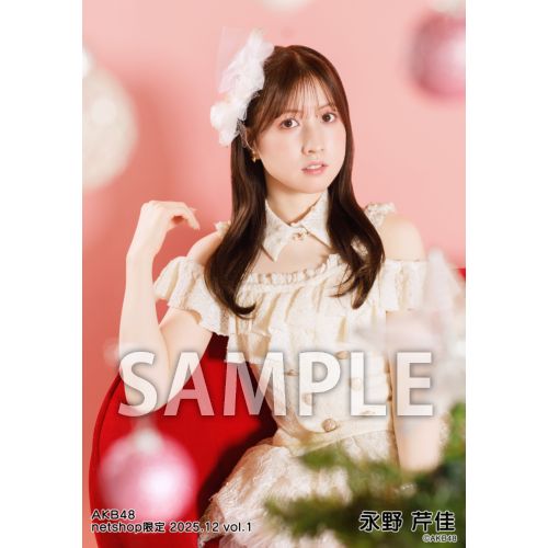 予約商品】AKB48 2025年12月度 net shop限定個別生写真5枚セットvol.1