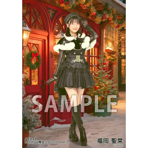 予約商品】AKB48 2025年12月度 net shop限定個別生写真5枚セットvol.2