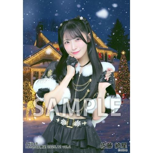 AKB48 2025年福袋 パーカーサイズL 佐藤綺星 3セット AKB48 2025年福袋 パーカーサイズL 佐藤綺星 3セット