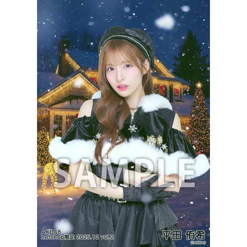 AKB48　平田侑希　うちわ　タオル　シュリンクに画鋲差した跡あり 予約商品】AKB48 2025年12月度 net shop限定個別生写真5枚セットvol.2