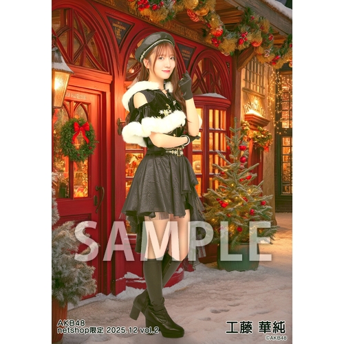 【非売品必見】AKB48のグッズをご提供します。 予約商品】AKB48 2025年12月度 net shop限定個別生写真5枚セットvol.2