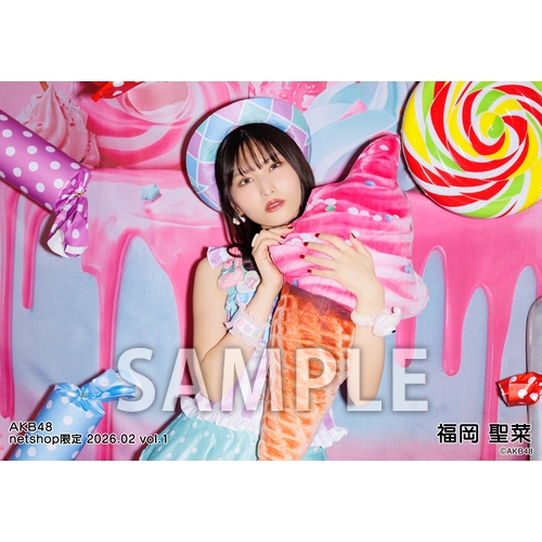 予約商品】AKB48 2026年2月度 net shop限定個別生写真5枚セットvol.1