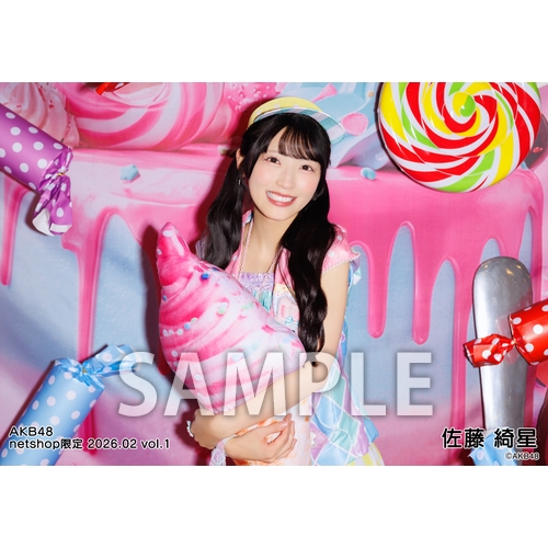 予約商品】AKB48 2026年2月度 net shop限定個別生写真5枚セットvol.1