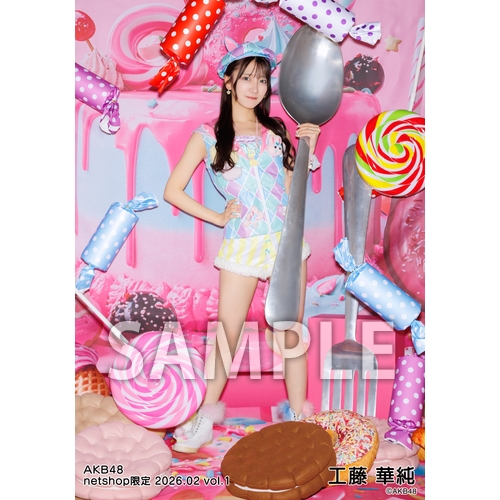 予約商品】AKB48 2026年2月度 net shop限定個別生写真5枚セットvol.1