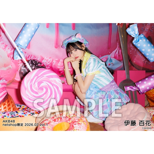 AKB48 伊藤百花　スクラッチ　A賞万年カレンダー これが、万バズの理由。AKB48の新エース・伊藤百花が、blt graph.vol